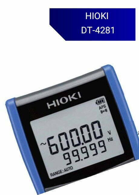 راهنمای کاربری مولتی متر دیجیتال هیوکی HIOKI DT-4281